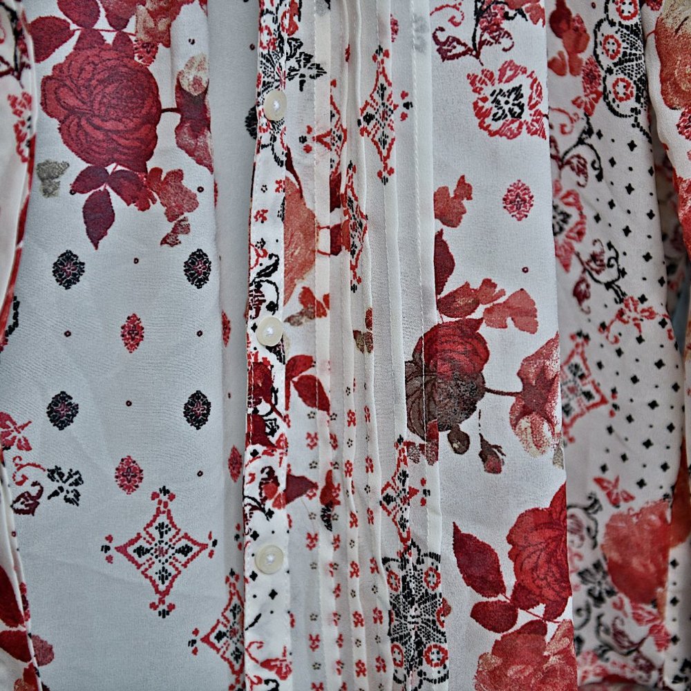 Abercrombie Button-Down Blouse Top - image 2